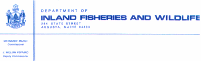 Maine Department of Inland Fisheries and Wildlife