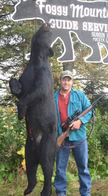 Maine black bear hunt at Foggy Mountain Guide Service Maine black bear hunt at Foggy Mountain Guide Service