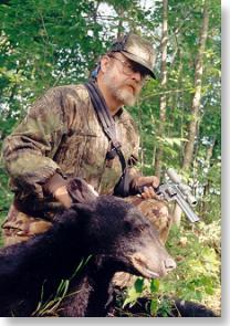 Bob Bledsoe with Maine bear