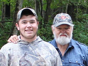 Bear hunting guides Brandon Bishop and Wayne Bosowicz