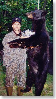 Doug Koenig with his trophy black bear from the Maine Highlands