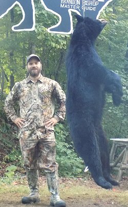 trophy black bear hunt at Foggy Mountain Guide Service