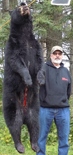 trophy black bear hunt at Foggy Mountain Guide Service