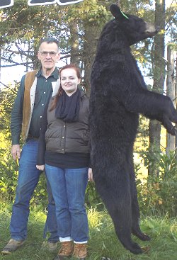 His daughters successful first bear hunt