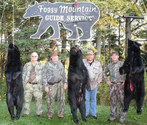 trophy bear hunts at Foggy Mountain