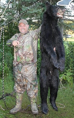 black bear at Foggy Mountain Guide Service