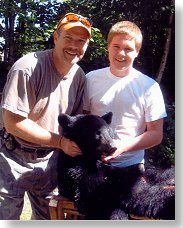 father son bear hunt at Foggy Mountain