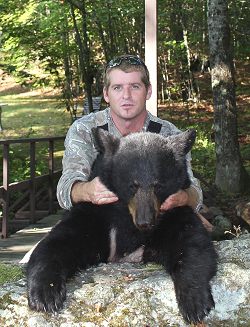 trophy black bear hunt at Foggy Mountain Guide Service trophy black bear hunt at Foggy Mountain Guide Service