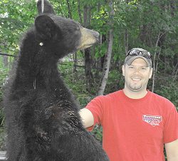 trophy black bear hunt at Foggy Mountain Guide Service trophy black bear hunt at Foggy Mountain Guide Service