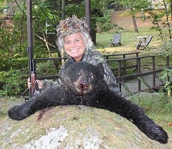 trophy black bear hunt at Foggy Mountain Guide Service trophy black bear hunt at Foggy Mountain Guide Service