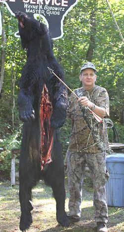 trophy black bear hunt at Foggy Mountain Guide Service