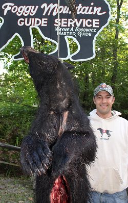 trophy black bear hunt at Foggy Mountain Guide Service